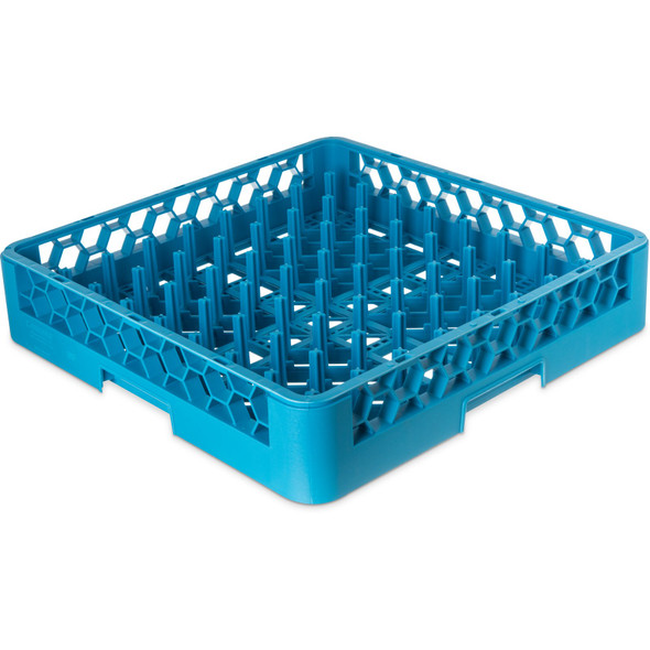 Carlisle RP14 All-Purpose Peg Dish Rack, 2.5" Pegs Height, Blue