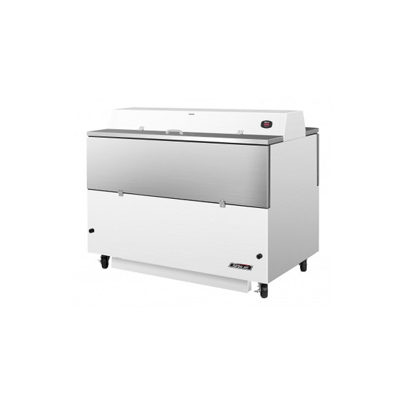 Turbo Air TMKC-58D-N-SS 58" Dual Access Milk Cooler - SS Exterior SS Interior