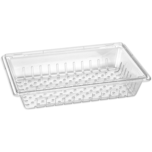 Carlisle 10628-07 Polycarbonate Colander, 18" x 26" x 5", Clear