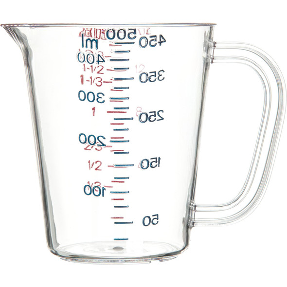 Carlisle 43142-07 Clear Polycarbonate Measuring Cup, 1 Pint
