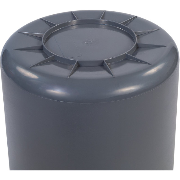 Carlisle 84101023 Bronco Round Waste Container, 10 Gallon, Gray