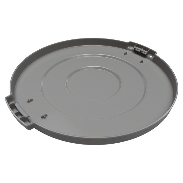 Carlisle 84101123 Bronco Round Waste Container Lid, for 10 Gallon, Gray