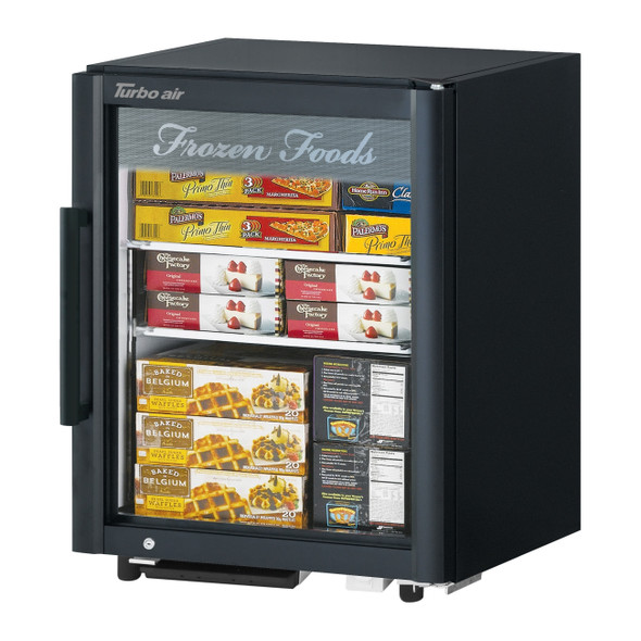Turbo Air TGF-5SDB-N Countertop Merchandiser Freezer, Black Cabinet
