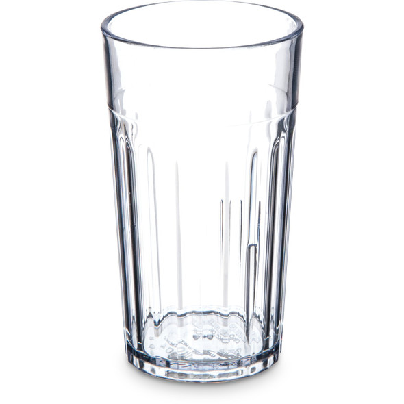 Carlisle 110407 Bistro Tumbler, 4 oz., Fluted, Clear, Stackable (12/Pack)