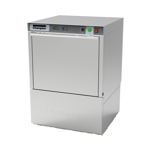Champion UH130B Undercounter High Temperature Dishwashing Machine with Built-in Booster Heater