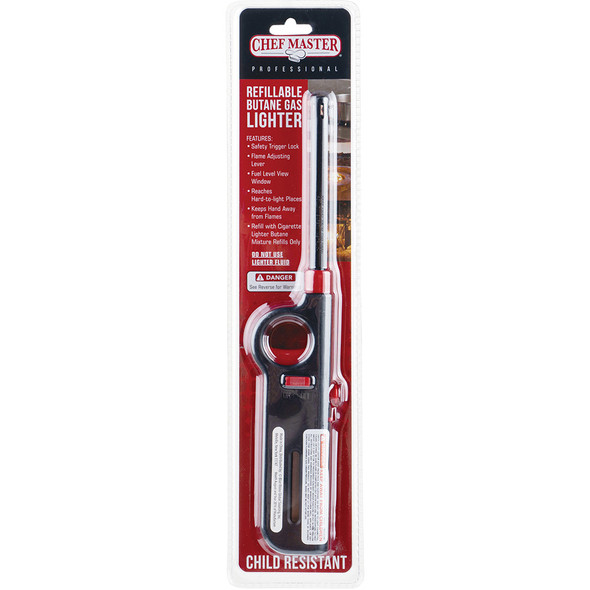CHEFMASTER 11005 Refillable Butane Lighter