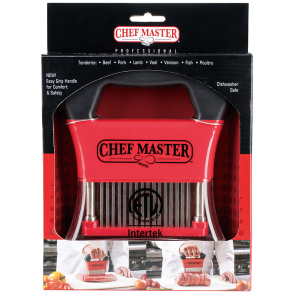CHEFMASTER 90009 Meat Tenderizer, 48 S/S Blade, Dishwasher Safe, ETL CHEFMASTER 90009 Meat Tenderizer, 48 S/S Blade, Dishwasher Safe, ETL