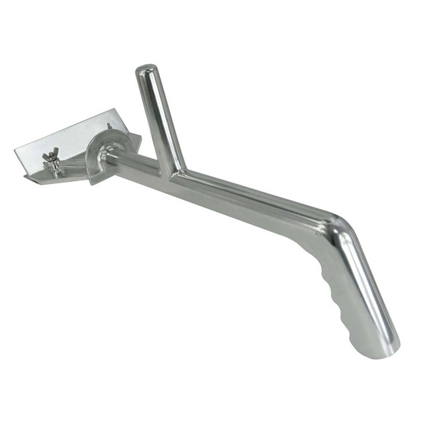 CHEFMASTER 90002 Aluminum Grill Scraper, 5.5" S/S Blade, 18" Handle