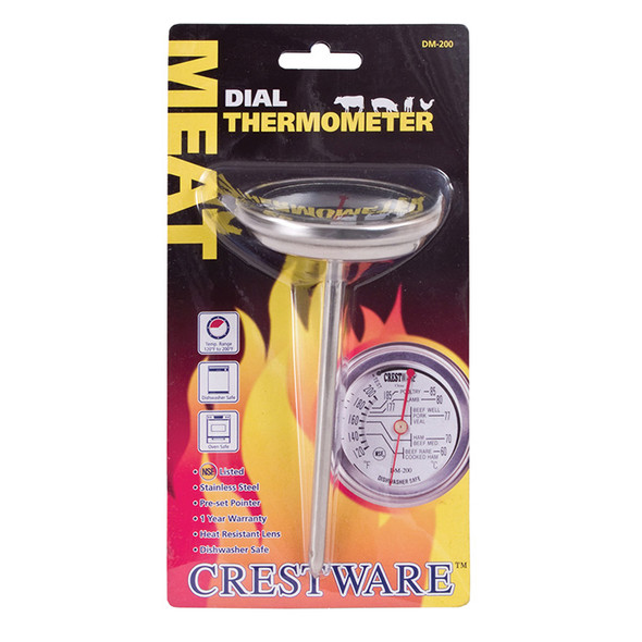 Crestware TRMDM200 Dial Meat Thermometer