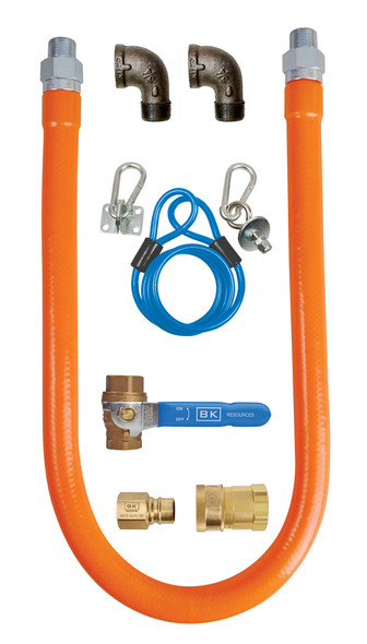 BK BKG-GHC-7548-SCK3 Gas Hose Connector 48" x 3/4" BK BKG-GHC-7548-SCK3 Gas Hose Connector 48" x 3/4"