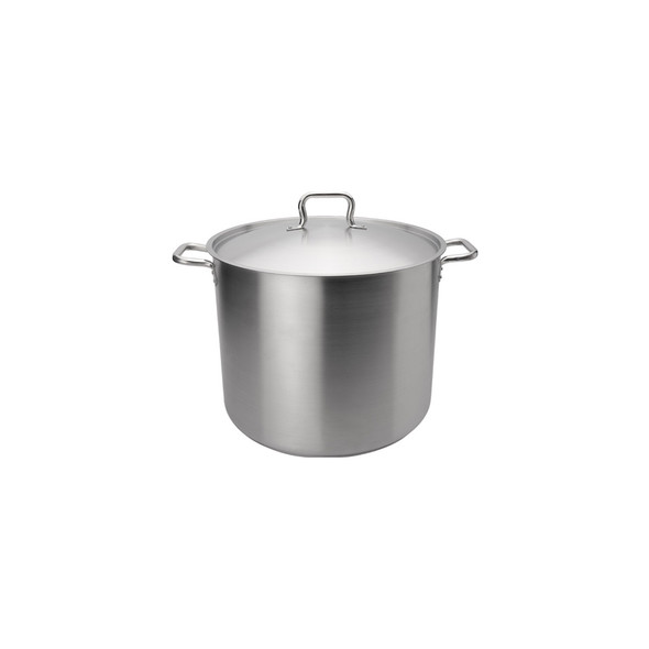 Browne 5733908 Elements Stainless Steel Stock Pot & Lid, 8 Qt.