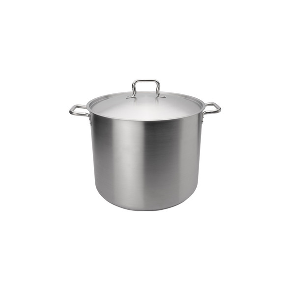 Browne 5733912 Elements Stainless Steel Stock Pot & Lid, 12 Qt.