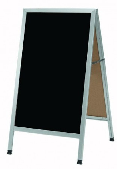 Aarco AA-1BP Sidewalk A-Frame, Black Acrylic Neon Board, 24" x 42", Aarco AA-1BP Sidewalk A-Frame, Black Acrylic Neon Board, 24" x 42",