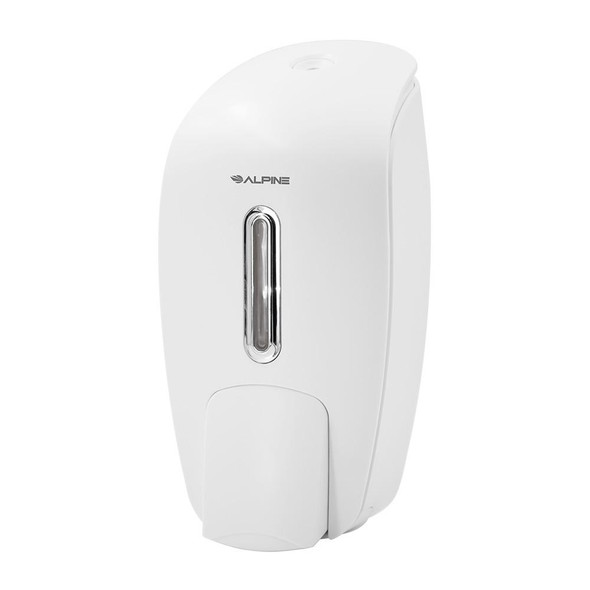 Alpine 425-WHI Soap & Hand Sanitizer Dispenser, White, 27oz Tank