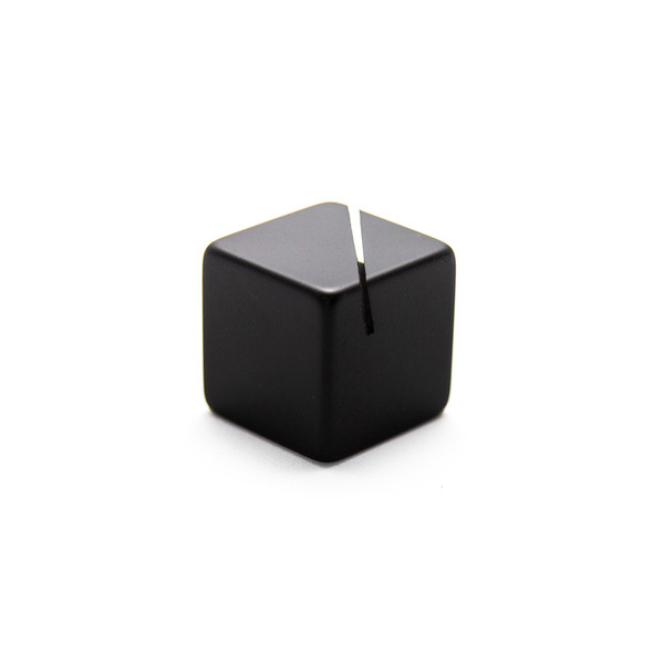 American Metalcraft ACB118 Black Acrylic Cube Card Holder, 1-1/8" Sq.