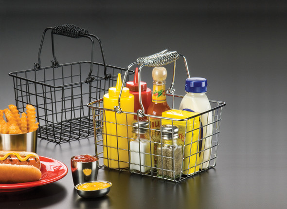 American Metalcraft RBHC759 Chrome Wire Basket w/Double Handle, 9" x 7" x 5"