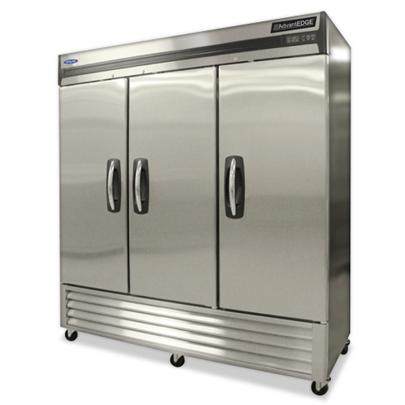 Nor-Lake NLR72-S AdvantEDGE Three Door Reach-in Refrigerator (NLR72-S)