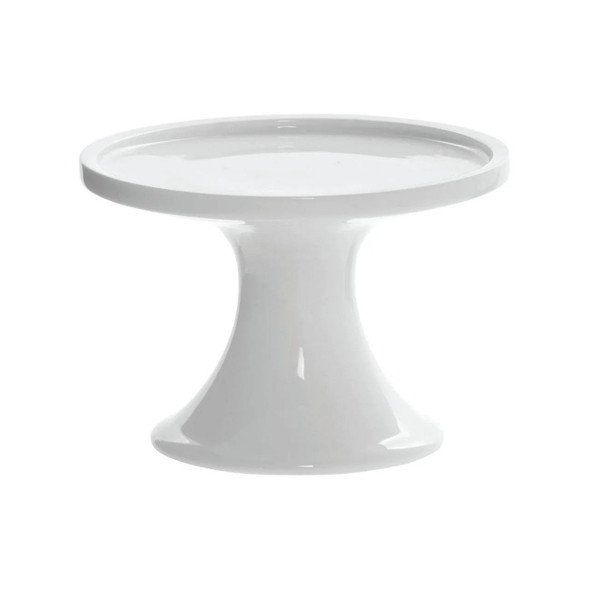 American Metalcraft PSP4 Serving Stand, 4" Dia x 3" H, Porcelain