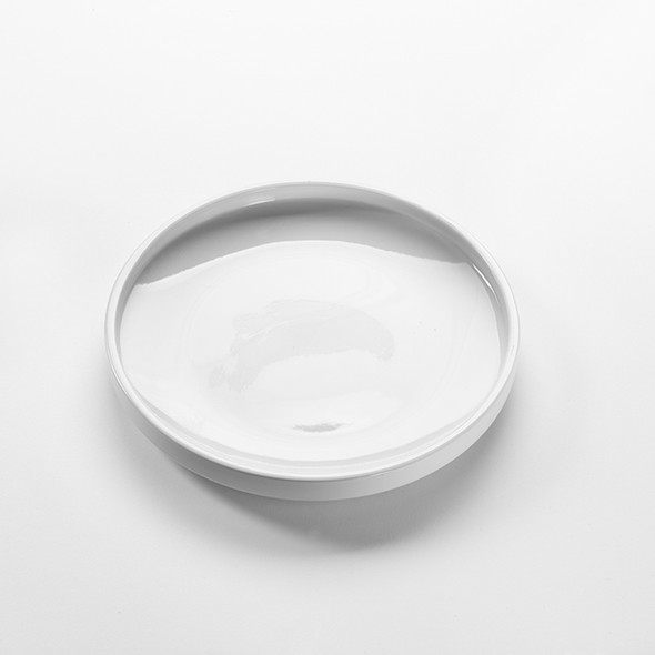 American Metalcraft PSPL8 Serving Plate, 8" Dia x 1-1/4" H, Porcelain