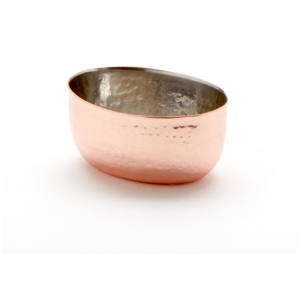 American Metalcraft HSC3 Sauce Cup, 3 oz., 2-3/4"Lx2"W, Oval, Copper Hammered American Metalcraft HSC3 Sauce Cup, 3 oz., 2-3/4"Lx2"W, Oval, Copper Hammered