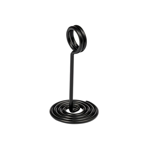 American Metalcraft NSB4 Swirl Base Number Stands, Black, 4" H (10.2 cm)