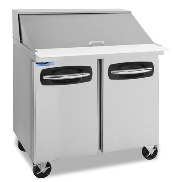 Nor-Lake NLSMP36-15A AdvantEDGE Two Door Mega Top Sandwich Food Refrigerator (NLSMP36-15) Nor-Lake NLSMP36-15A AdvantEDGE Two Door Mega Top Sandwich Food Refrigerator (NLSMP36-15)