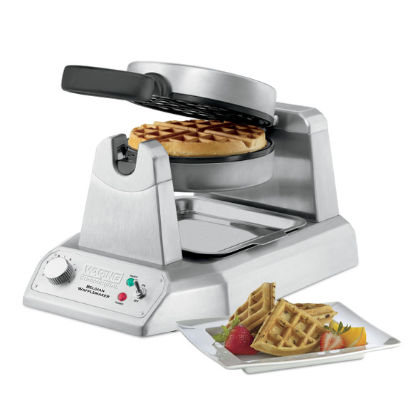 Waring WW180X Single Belgian Waffle Maker, 120V, 1200W