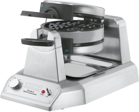 Waring WW200 Double Belgian Waffle Maker, 120V, 1400W