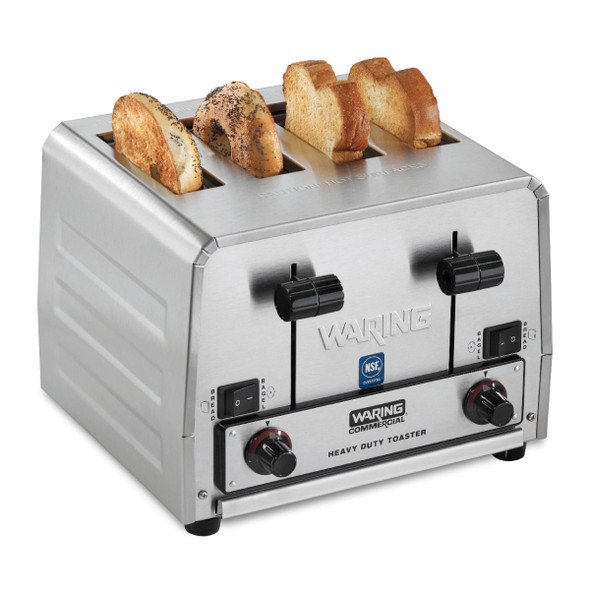 Waring WCT850RC Commercial Switchable Bagel/Bread Toaster, 120v, Heavy Duty