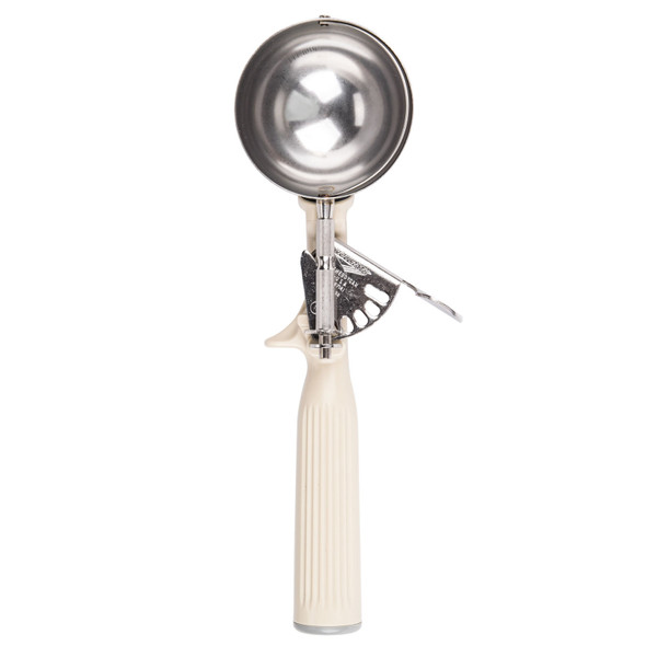 Vollrath 47141 Disher, Thumb Press Handle, 3-1/4 oz, Ivory #10 Vollrath 47141 Disher, Thumb Press Handle, 3-1/4 oz, Ivory #10