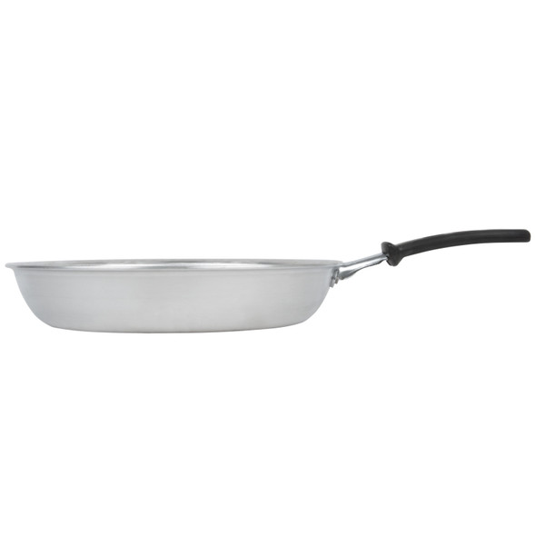 Vollrath 67912 Wear-Ever 12" Aluminum Fry Pan, Natural Finish, Silicone Handle