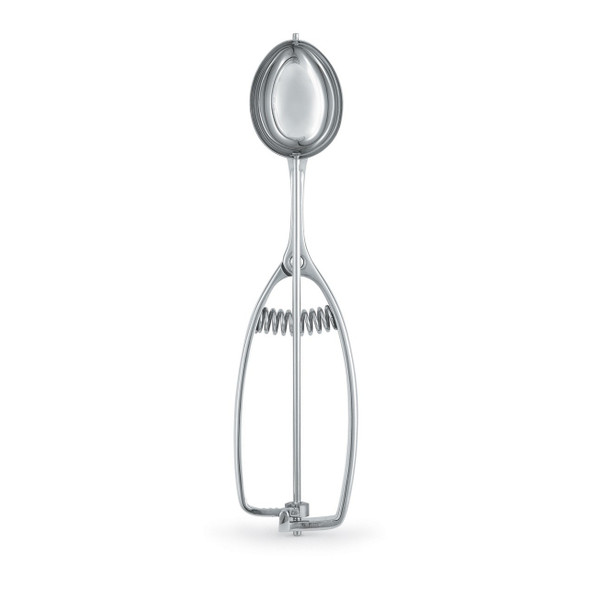 Vollrath 47169 Disher, Ambidextrous Handle, S/S Oval, 2-15/16 oz, #14