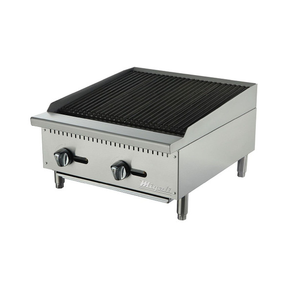 Migali C-CR24 24" Wide Char-Rock Broiler - 70,000 BTU