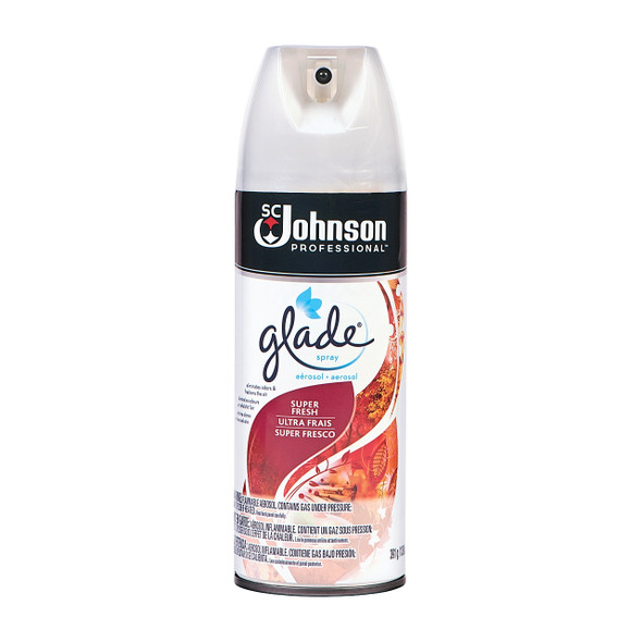 Glade Aerosol Air Freshener, Super Fresh, 13.8 Oz