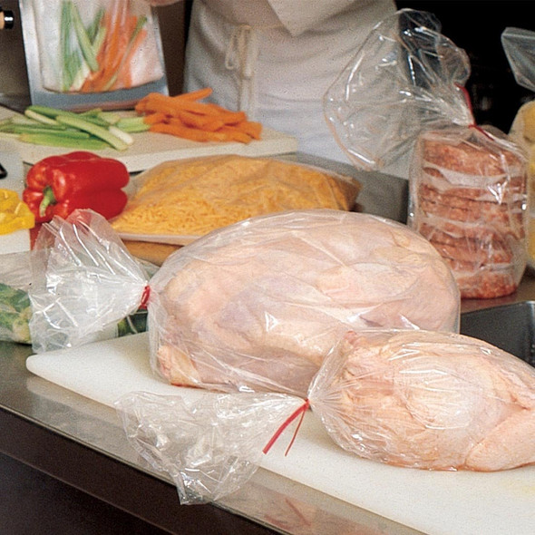 Poly Food Bags, 4 x 2 x 12, .75 Mil (cs/1,000pcs)