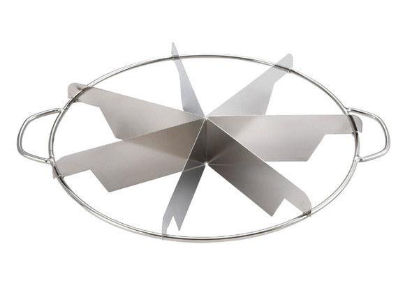 Winco SCU-7 Stainless Steel Pie Cutters, 7 Cut