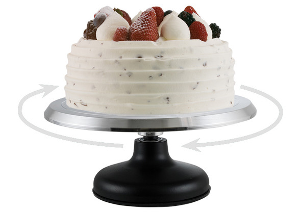 Winco CKSR-12 Cake Decorating Stand, 12", Revolving
