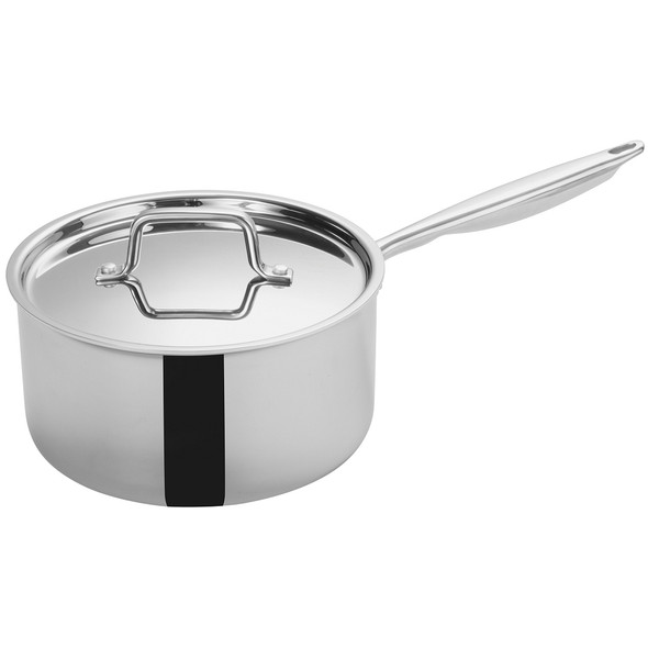 Winco TGAP-5 Tri-Gen Sauce Pan with Cover, 4.5 Quart