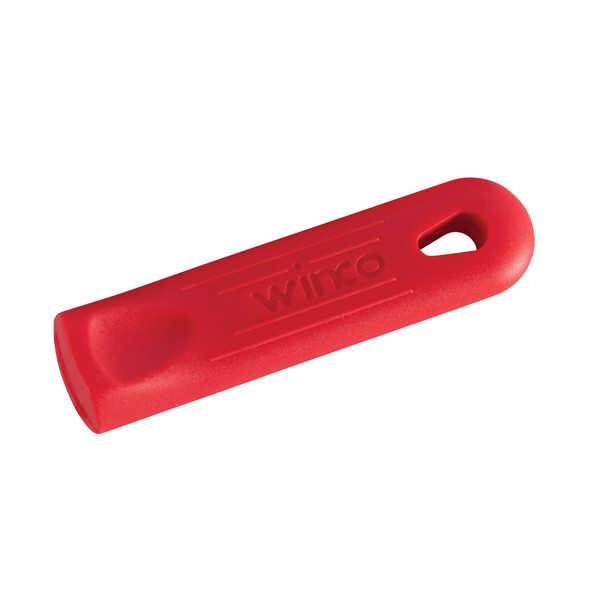 Winco AFP-1HR Removable Silicone Sleeve for 7" & 8" Fry Pans - Red