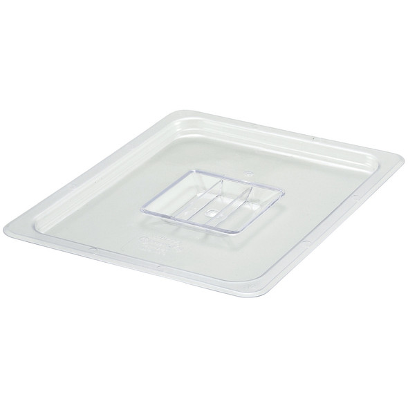 Winco SP7200S Food Pan Cover, Half Size, Solid, Clear, NSF