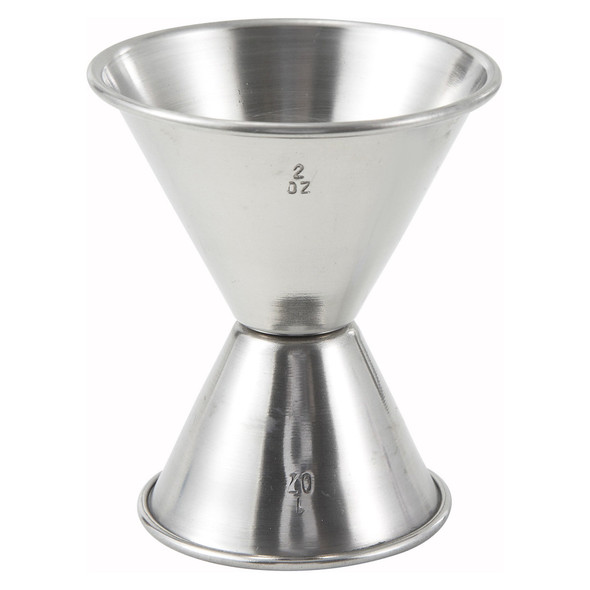 Winco J-5 Jigger, 1 oz. x 2 oz., Stainless Steel