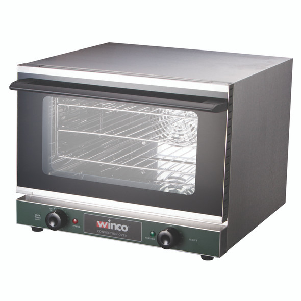 Winco ECO-250 Quarter-Size Countertop Convection Oven, 0.8 Cubic Feet