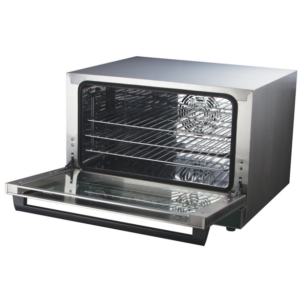 Winco ECO-500 Half-Size Countertop Convection Oven, 1.5 Cu. Ft., 1600W