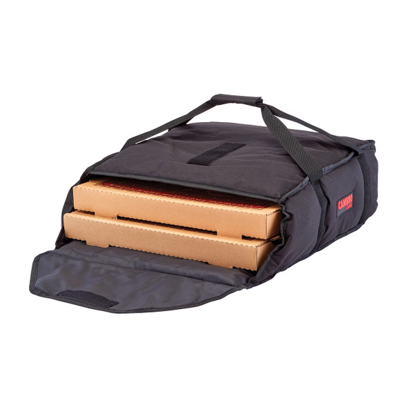 Cambro GBP216110 GoBag Pizza Delivery Bag, Black, 16-1/2"x18"x6-1/2"