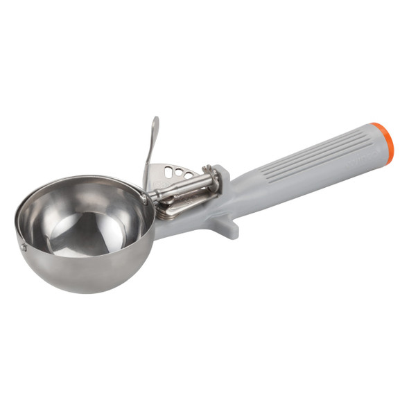 Winco ICOP-8 Deluxe Disher, Size 8, 4 oz., Gray, Stainless