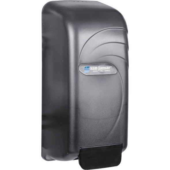 San Jamar S890TBK Soap & Hand Sanitizer Dispenser, Wall Mount, Black Pearl