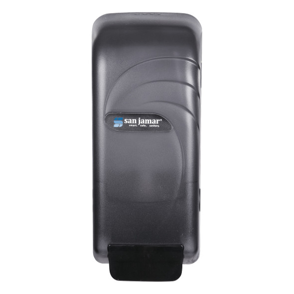 San Jamar S890TBK Soap & Hand Sanitizer Dispenser, Wall Mount, Black Pearl