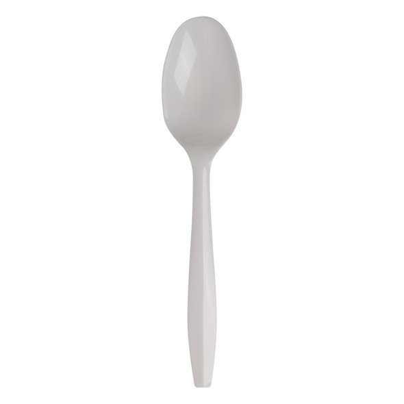 Dixie TMP23C Medium Weight Wrapped Teaspoon, White - 1000/Case