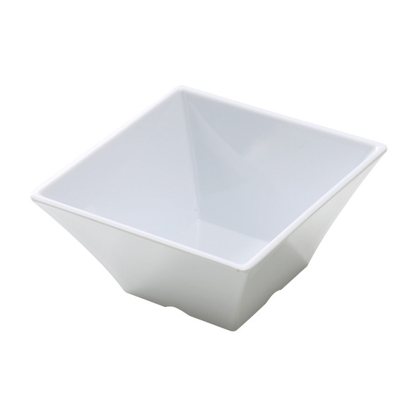 Yanco RM-4106 Rome Square Bowl, 26 Oz, White Melamine (24/Case)