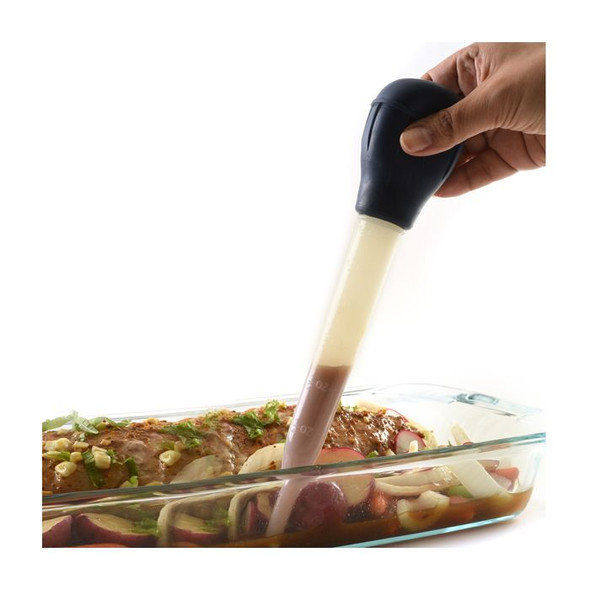 Norpro 5900 Baster, Silicone & Nylon, Black Bulb